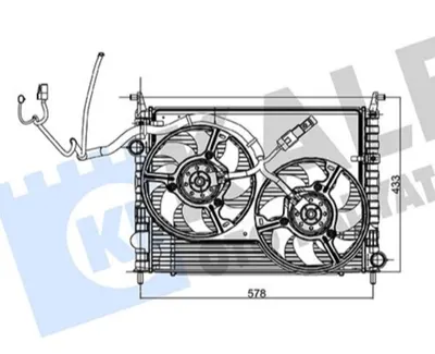RADYATÖR FAN DAVLUMBAZ MODÜL ALBEA 1.3 JTD KLİMALI 1 SIRA ALB SİSTEM