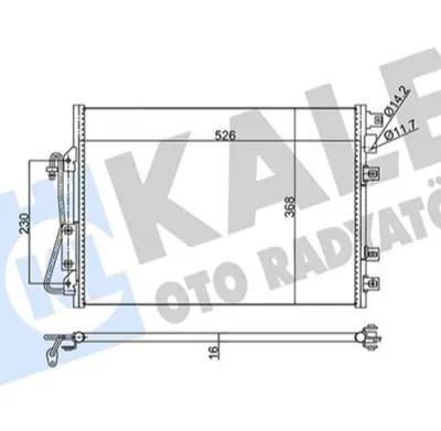 Klima Radyatörü Kondenser Renault Kangoo 1.5 Dci - 1.9