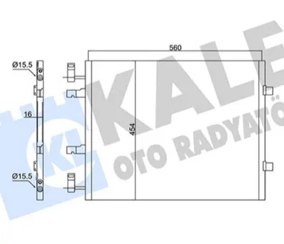 KLİMA RADYATÖRÜ KONDENSER TRAFIC 2 01 OPEL VİVARO 1.9 DTİ 2.0 CDTİ