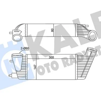 INTERCOOLER RADYATORU 807 EXPERT III C8 JUMPY JUMP III
