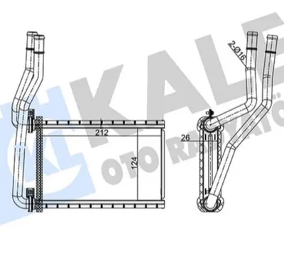 KALORİFER RADYATÖRÜ SEDICI SUZUKI SX4 1.3 1.5 16V 05> AL PL BRZ