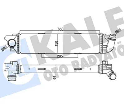 TURBO RADYATORU NISSAN NV300 VIVARO TRAFFIC III 1.6 CDTI 14> NV300