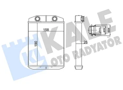 KALORİFER PANDA 500 500 C LANCIA YPSILON