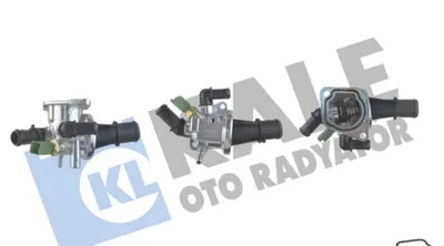 KOMPLE TERMOSTAT FIAT 500 / 500 C / ALBEA / DOBLO / IDEA / PALIO / PUNTO - FORD KA - LANCIA MUSA / YPSILON ALIMINYUM GOVDELI (88 °C)  