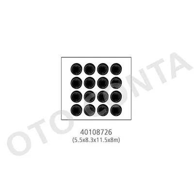 Clio 3 Twingo Modüs Logan Sandero 12 1.2 16V Subap Lastiği 5.5X8.3X11.5X8Mm 16 Adet Oto Conta