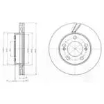FREN DISKI ON SSANGYONG ACTYON KYRON 05 -