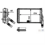 KALORIFER RADYATORU (145X315) RENAULT KANGOO (ENo:8FH351311311)