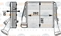 TURBO RADYATORU (287X292X50) Q7 TOUAREG 3.0 TDI  06-  CAS CCM  CJG  (MONTAJ YERI SOL) (ENo:8ML376729561)