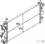 SU RADYATORU (140X1030) CITROEN / PEUGEOT / (ENo:8MK376745031)