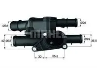 TERMOSTAT (KOMPLE) BORA-GOLF IV-A3 1.9-2.3-2.0 (99-05) (OTOM.)  (105C)