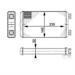 KALORIFER RADYATORU 04-10 MASTER-MOVANO 1.9-2.2-2.5dti-cdti