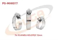 HORTUM KELEPCESI AYARLI 76-92 / 13mm