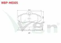 FREN BALATA ON MERCEDES VITO (638) 108 CDI 1997-2003 / VITO (638) 110 CDI 1997-2003