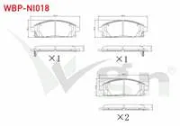 FREN BALATA ON IKAZLI NISSAN X-TRAIL (T30) 2.0i 2001-2007 / X-TRAIL (T30) 2.5i 2001-2007/ X-TRAIL (T30) 2.2 DI 2001-2007/ PATHFINDER (R50) 2.7 TD 1995-2005 / PATHFINDER (R50) 3.3i V6 1995-2005