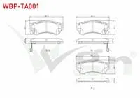 FREN BALATA ON IKAZLI TATA INDIGO 1.4 D 2003-/ 1.4 2003-/ SUZUKI SWIFT II 1.3i 1989-2004 / 1.0i 1989-2004 / ALTO III (EF) 1.0 1994-2002/ NISSAN SUNNY II (N13) 1.6i 1986-1991