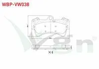 FREN BALATA ON VOLKSWAGEN TOUAREG 3.0 V6 TDI 2002-2010/AUDI Q7 3.0 TFSI 2006-2015/Q7 3.2i V6 2006-2015/ PORSCHE CAYENNE 3.0 TDI 2002-2010/ CAYENNE 3.2i 2002-2010/ CAYENNE 3.6i 2002-2010