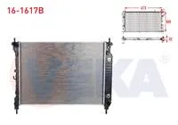 SU RADYATORU BRAZING CHEVROLET CAPTIVA (C140) 2.0 D A-T AC+/- 2012-2014