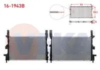 SU RADYATORU BRAZING (5.5mm fin) FORD FOCUS III 1.5 TDCI 2011-2015 / TRANSIT CONNECT 1.5 TDCI 2013-/