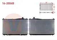 SU RADYATORU BRAZING HONDA CIVIC 1.4I A-T 2001-2006