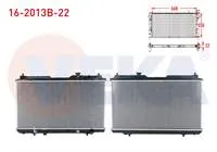 SU RADYATORU BRAZING KALINLIK 22MM HONDA CR-V I 2.0I 16V A/T 1995-2002