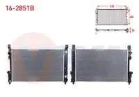 SU RADYATORU BRAZING MERCEDES A SERISI (W169) A 150 - A 160 - A 170 - A 180 - A 180 CDI - A 200 A-T/M-T 2004-2012/ B SERISI (W245) B 150 - B 160 - B 180 CDI - B 200 A-T/M-T 2005-2011