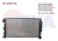 SU RADYATORU MEKANIK KALINLIK 34MM VW CRAFTER 2.0 TDI - 2.5 TDI M-T 2006-2016 / MERCEDES SPRINTER 2006-2018 / SPRINTER 2018-