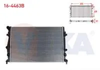 SU RADYATORU BRAZING VW GOLF VII 1.2 TSI A-T/M-T AC +/- 2012- / AUDI A3 SPORTBACK 1.4 TFSI 2012- / SEAT LEON 1.2 TSI 2012- / SKODA OCTAVIA 1.2 TSI 2012-
