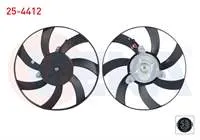 FAN MOTORU (MOTOR+PERVANE) SU RADYATORU VOLKSWAGEN POLO CLASSIC (6KV2) 1.4 CAP 300mm 1995-2001