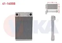 KALORIFER RADYATORU BRAZING CHEVROLET AVEO 1.2 16v - 1.3D - 1.4 2011-2014 / TRAX 1.4 - 1.6 2012-2014 / OPEL MOKKA - MOKKA X 1.4 - 1.6 - 1.6 CDTI 2012-