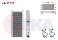 KALORIFER RADYATORU BRAZING (4mm fin) BERLINGO 1.6 BlueHDI - 1.2 PURETECH 2018-/C4 PICASSO II 1.6 HD