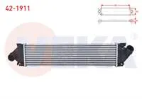 TURBO RADYATORU (INTERCOOLER) FORD FOCUS II 1.6 TDCI 2008-2011 / S-MAX 1.6 TDCI 2006- / MONDEO IV 1.6 TDCI-2.0 TDCI 2007-2014 / KUGA I 2.0 TDCI 2008-2013 / VOLVO S60 II 1.6 D 2010- / V60 1.6 D 2010-