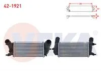 TURBO RADYATORU (INTERCOOLER) FORD ECOSPORT 1.0 EcoBoost A-T 2018- / FIESTA VII 1.0 EcoBoost A-T 2017-