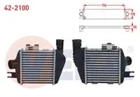 TURBO RADYATORU (INTERCOOLER) HYUNDAI TUCSON 2.0 CRDI 2004-2010
