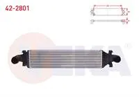 TURBO RADYATORU (INTERCOOLER) MERCEDES CLA COUPE (C117) 180 CDI - 200 CDI EURO 6 2013- / A SERISI (W176) 180 CDI EURO 6 2012- / B SERISI (W246) 180 CDI EURO 6 2011-