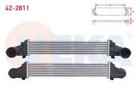 TURBO RADYATORU (INTERCOOLER) MERCEDES E SERISI (W211) E 200 - E 270 CDI - E 280 CDI - E 320 CDI 2002-2008