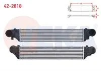 TURBO RADYATORU (INTERCOOLER) MERCEDES C SERISI (W203) C180 - C200 - C200 CDI - C220 CDI - C230 - C270 CDI 2000-2006/ CLC SERISI (CL203) CLC 160 2008-2011/ CLK (C209) 200 - 320 CDI 2002-2009
