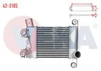TURBO RADYATORU (INTERCOOLER) NISSAN SKYSTAR 2.5 D 1998-2002