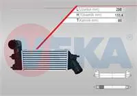 TURBO RADYATORU (INTERCOOLER) PEUGEOT 406 (8B) 2.0 HDI 1995-2004