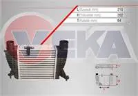 TURBO RADYATORU (INTERCOOLER) RENAULT CLIO III (BR0/1,CR0/1) 1.5 DCI 2005-2012
