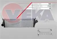 TURBO RADYATORU (INTERCOOLER) RENAULT TRAFIC II (FL) 2.0 DCI 2001-2014
