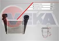 TURBO RADYATORU (INTERCOOLER) MUSURLU VOLKSWAGEN PASSAT (3B3) 1.8 2000-2005