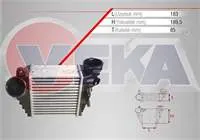 TURBO RADYATORU (INTERCOOLER) VOLKSWAGEN GOLF IV (1J1) 1.9 TDI 130 HP 1997-2005