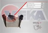 TURBO RADYATORU (INTERCOOLER) VOLKSWAGEN POLO (9N_) 1.4 TDI 2001-2012