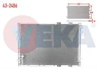 KLIMA RADYATORU KIA SORENTO I (JC) 2.5 CRDI A-T 2002-2006