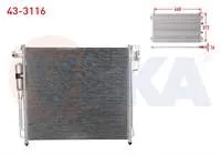 KLIMA RADYATORU NISSAN NAVARA (D40) 2.5 DCI 2005-2015