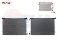 KLIMA RADYATORU RENAULT TRAFIC II (FL) 2.0 DCI (DELIK CAPI 15,5 mm) 2006-2014