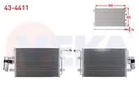 KLIMA RADYATORU TUPLU VOLKSWAGEN GOLF IV (1J1) 1.4i 16v M-T 1997-2005