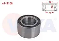 ON TEKERLEK RULMANI SOL-SAG 43×76X43 NISSAN PRIMERA 1.6i - 18i 16v - 2.0i 16v 2002- / PRIMERA 2.2 DCI 2002- / X-TRAIL 2.0i - 2.2 DI 2001-2007