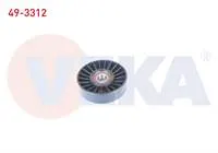 V KAYISI GERGI RULMANI PLASTIK 90×25 CITROEN XSARA 1.6 i - 1.8 i -2.0 i 16v 1997-2000/ PEUGEOT 306 1.8 1993-/ 406 1.6 - 1.8 1995-