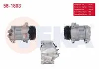 KLIMA KOMPRESORU 5PK 110mm FIAT EGEA 1.4 16v 2015-/ 500L 0.9 - 1.4 2012-